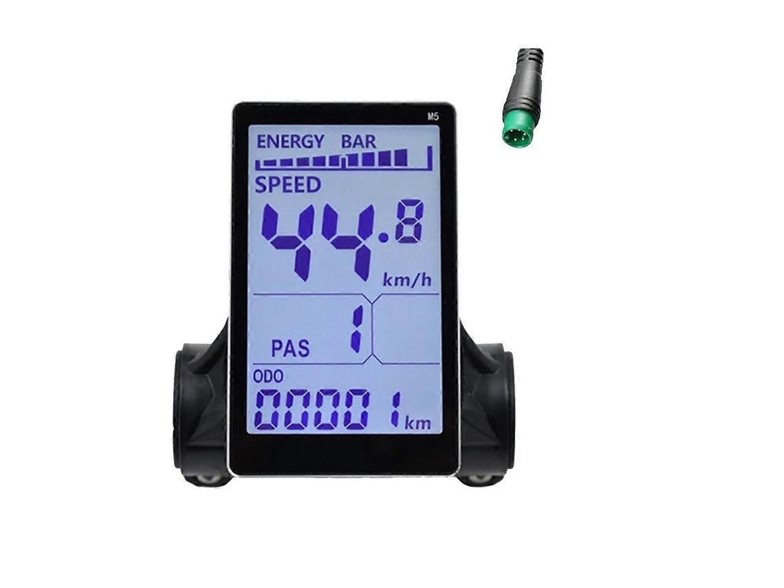 Display Lcd Para Bicicleta Elétrica M5, Compatível Com 24v, 36v, 48v, 60v, Para E-scooter