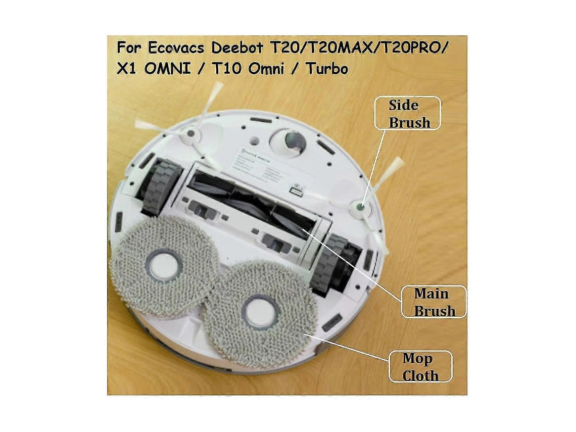 26 Peças De Acessórios De Substituição Para Aspirador De Pó Robô Deebot T20/t20max/t20pro/x1 Omni/t10 Omni/turbo