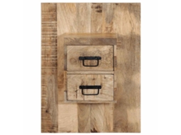 Maison Exclusive - Mesa De Cabeceira 60x32x80 Cm Madeira Maciça Manga Áspera