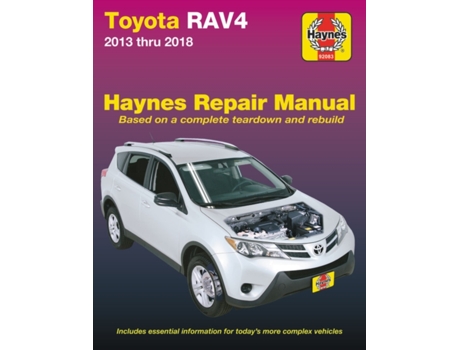 Livro hm toyota rav4 2013-2018 de haynes (inglês)
