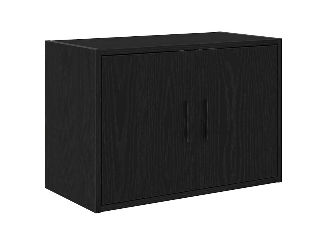 Garage Wall Cabinet, Garage Wall Cabinets Vidaxl Preto Madeira Processada (60 X 30 X 41 Cm)