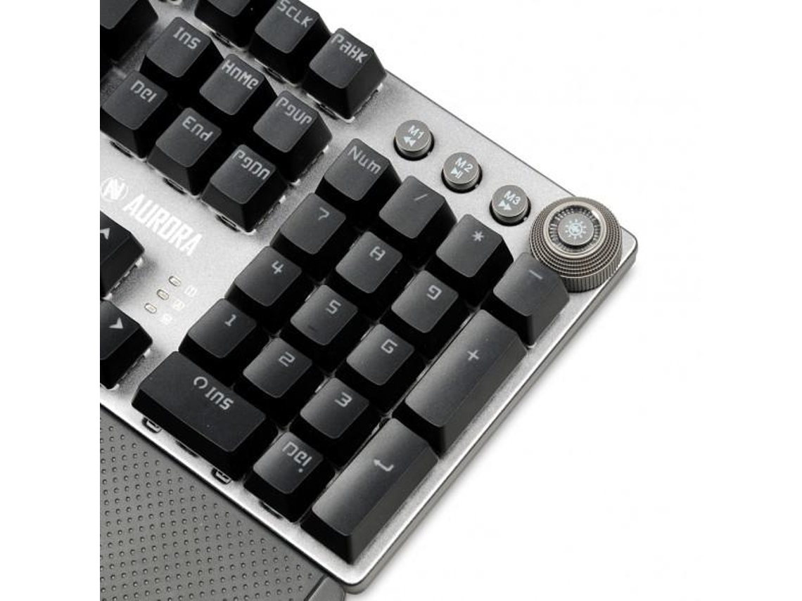 Ibox Aurora K-3 Teclado Usb Qwerty Preto Prateado