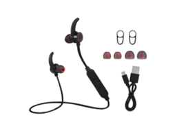 Fones esportivos Bluetooth EOOCOO sem fio, intra auriculares, 6h de uso