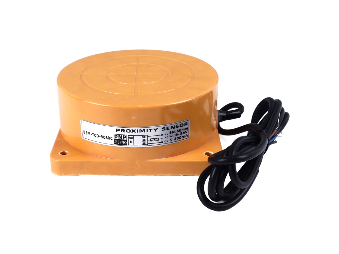 Sensor de proximidade indutivo PNP 3 Fios Normalmente Aberto para Metais DC6-36V de alta precisão