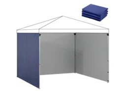 Conjunto de 3 Painéis Laterais para Gazebo 3x3 com Zíper, Azul Escuro SINI TECH STORE