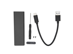 Enclosure Ssd M.2 Ngff Sata Adaptador Case De Disco Rígido Externo Para Win Xp/7/8/preto