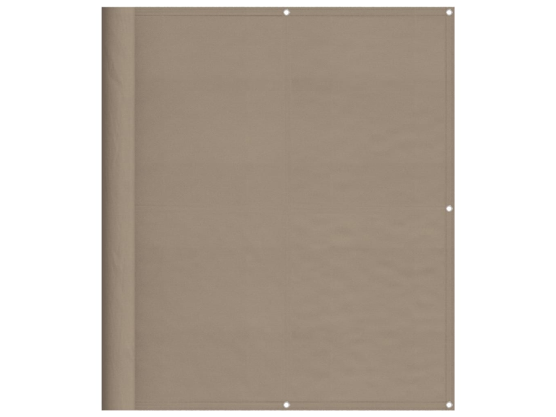 Balcony Screen, Balcony Screens Vidaxl Cinzento-acastanhado Poliéster (120 X 700 Cm)