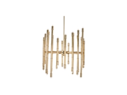 Luminária de Teto em Aço Patinado Brilhante 74x74x158cm ALEXANDRA HOUSE LIVING