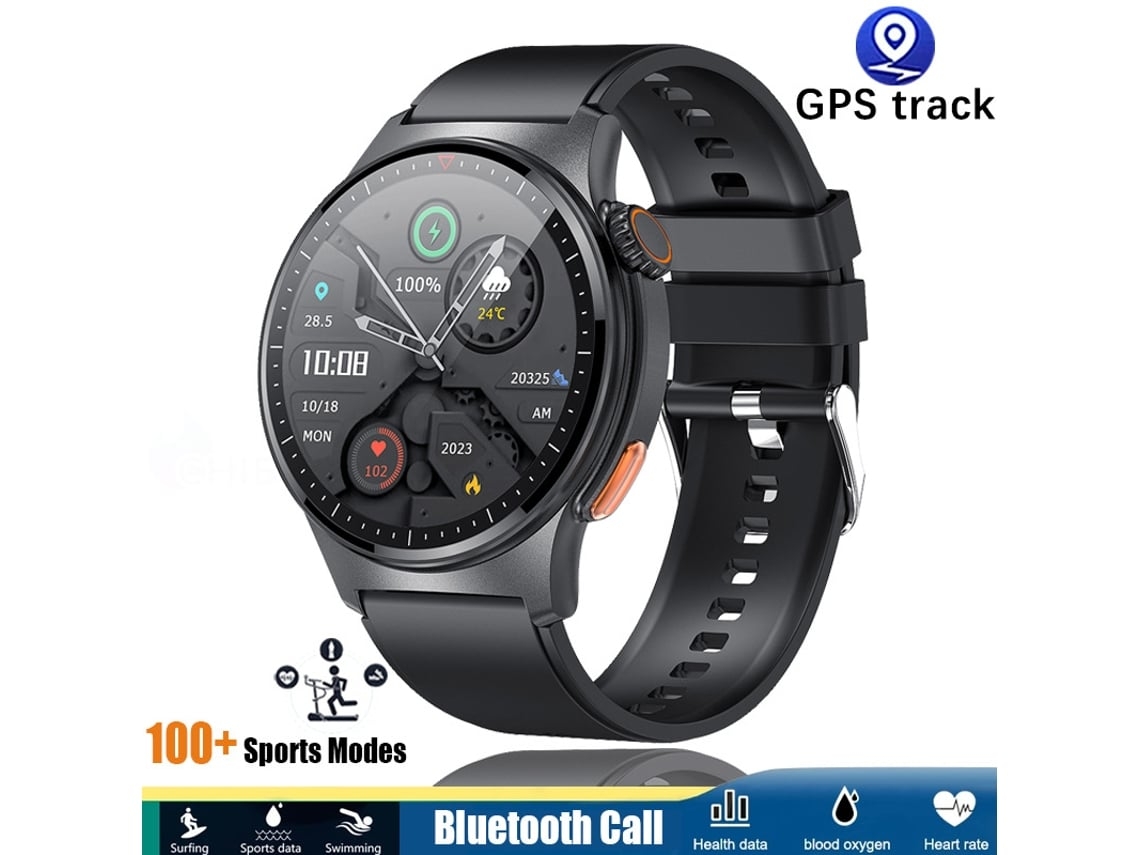Smartwach Qw49 Android e Ios Preto2