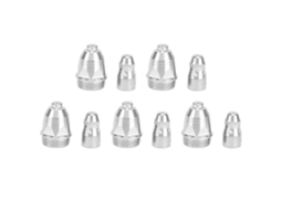 Kit de Consumíveis para Tocha de Corte Plasma P80 com Eletrodo e Bico de Corte 1.7mm