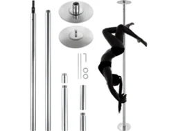 Barra De Pole Dance Profissional E Fitness Ajustável Em Aço Inoxidável Tekmaquinas