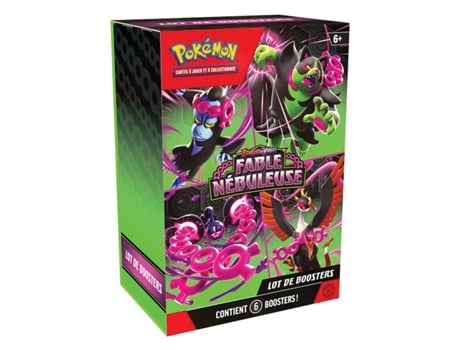 POKEMON Conjunto de Cartas Colecionáveis Nebulosa Da Fábula Pacote de 6 Cartas Colecionáveis Multicor