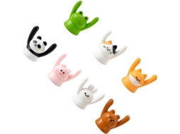 7x Clipe De Mensagem Porte Para Carte Petite Taille Multi - Usos Multi - Cenas Suporte Pince Foto Clipes Porte