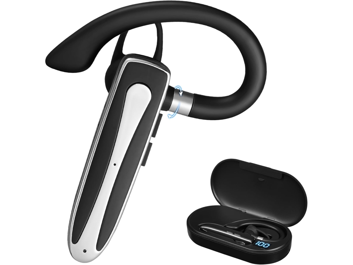 Fone De Ouvido Intra-auricular Sem Fio Único Com Gancho Ergonômico,