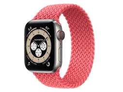 Bracelete Solo Nylon para Apple Watch Ultra 2 Pulso:157-170Mm Rosa