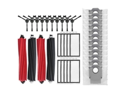 Acessórios Para O Aspirador Robô Roborock Q5 Max+ Duoroller+: Escova Lateral Principal, Filtro Hepa, Pano De Limpeza E Saco De Pó.
