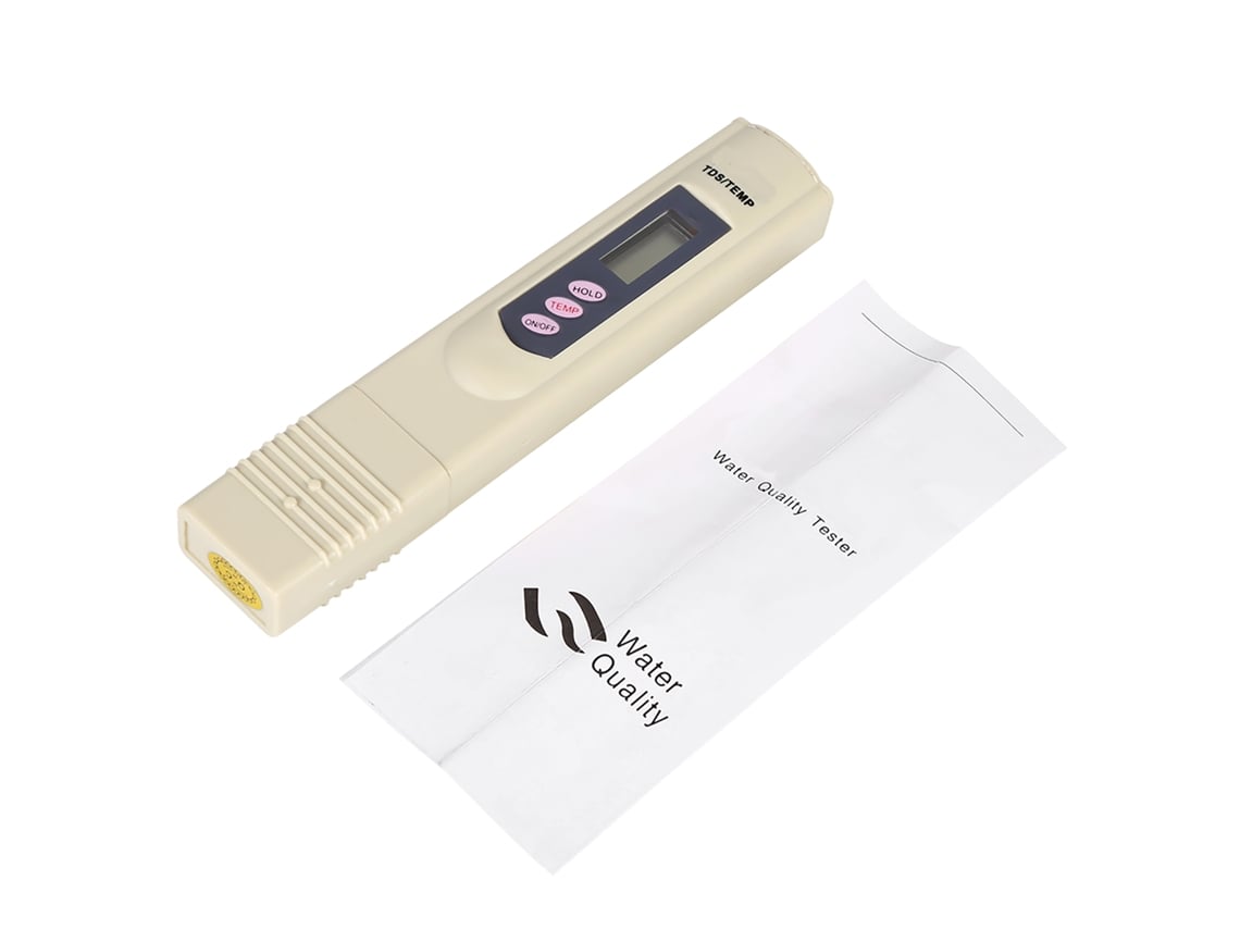 Medidor Tds Digital LCD Teste Água com Temperatura Cinza