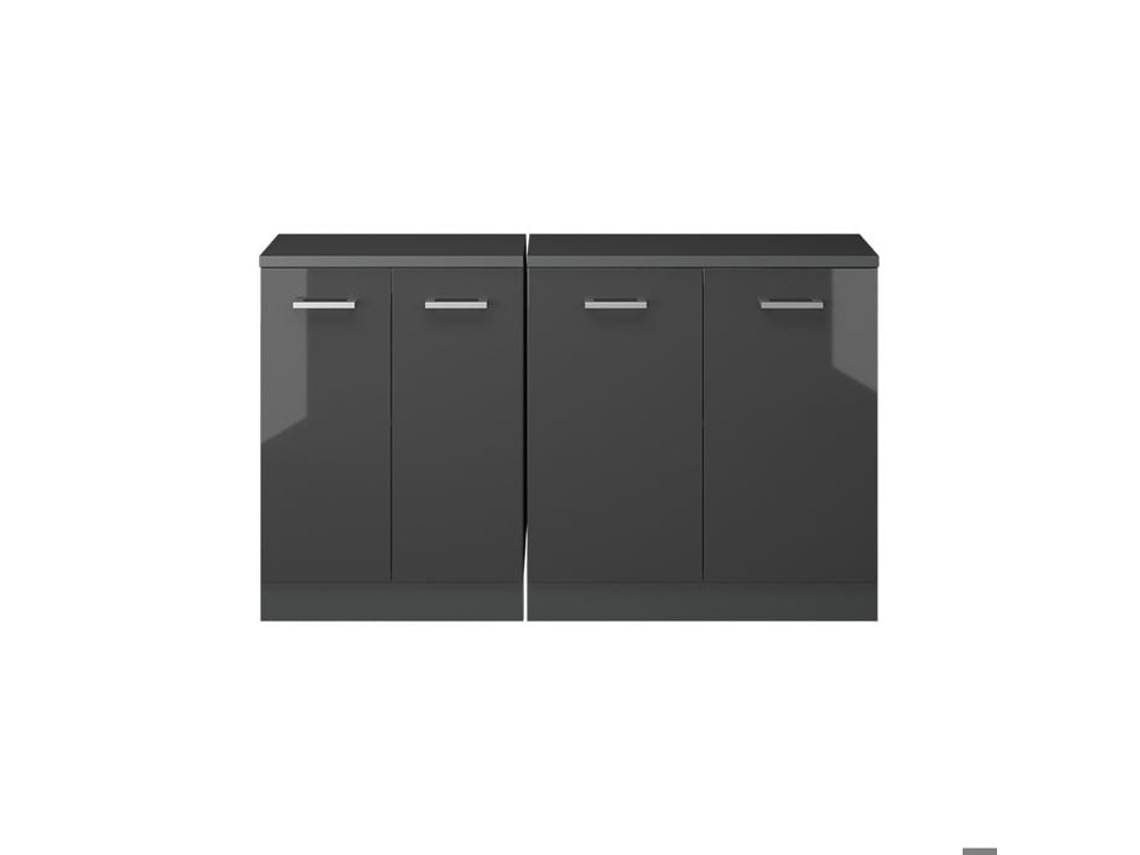 Conjunto de Armários de Base RION 2 módulos 140x83,8x60 cm VICCO