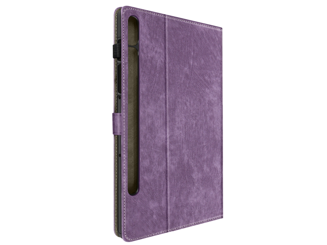 Capa de Fólio Samsung Galaxy Tab S9 e S9 Fe Função de Suporte Violeta AVIZAR