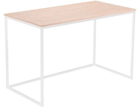 Secretária ABECEDARIO Mia Branco (120 x 75 x 60 cm - Madeira e Metal)