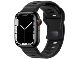 Bracelete Para Apple Watch 42/44/45/46/49mm Preto Cuich
