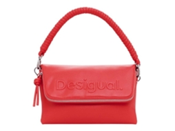 Mala De Ombro De Mulher Desigual Sacola Clara Venecia Cora Transversal Pele Sintética Vermelho (Outlet Caixa Aberta - 12 Cm)