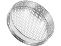 Topbathy Peneira de Jardinagem Besportble em Aço Inoxidável com Furos Redondos 4 Mm, Fácil Usar para e Cultivo