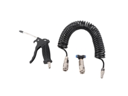 Kit De Pistola De Aire Black Duster Neumática Com Mangueira Pu E Conector Pequeno Eu