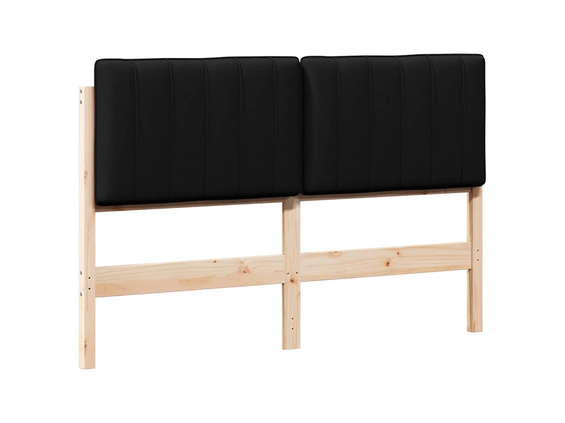 Cabeceira cozida em tons de marrom e vermelho, 140 cm, EXCLUSIVO DA MAISON