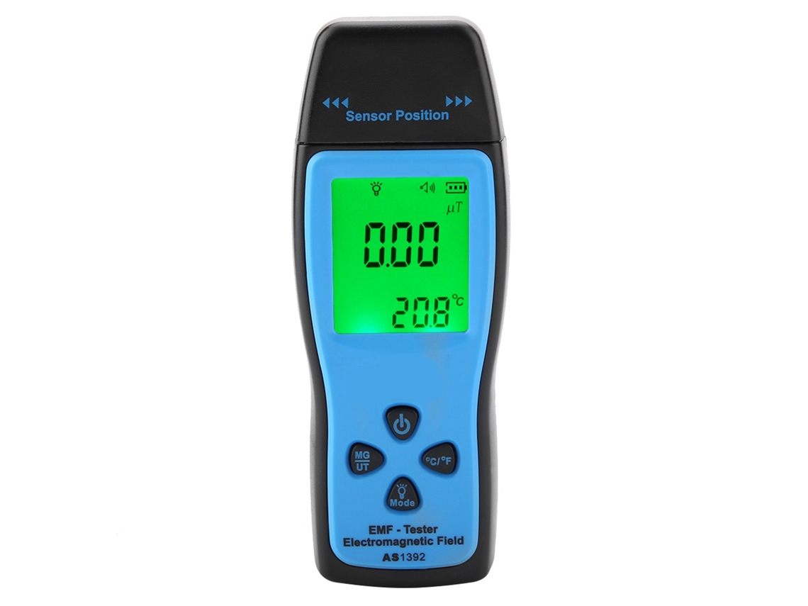 Medidor de Emf Digital Smart Sensor AS1392 com LCD e Alarme | S/MARCA