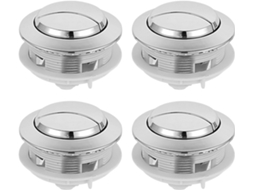 Botões De Acionamento Descarga Vaso Sanitário Plástico,58 Mm,substituição Certificada,