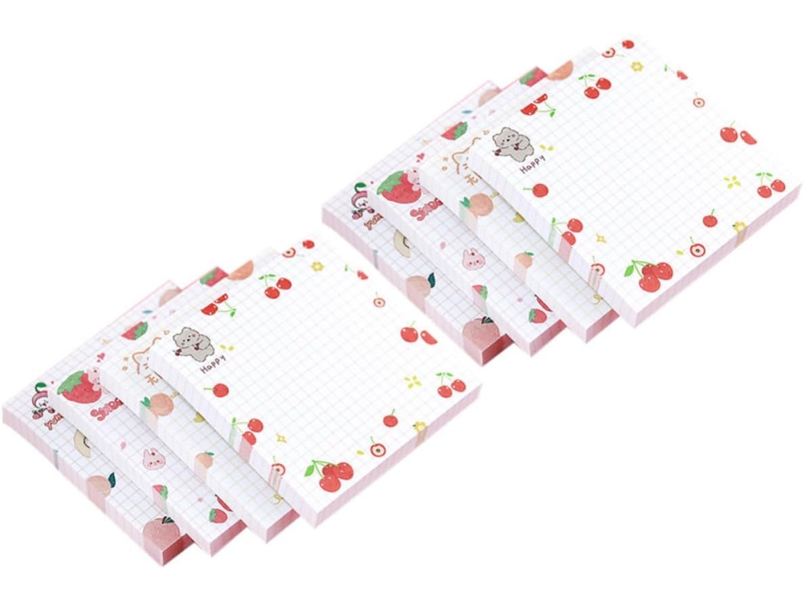 Bloc-notes Design Délicat 8 Livres 640 Feuilles Adhésifs Créatifs Papier Prêmio De Notas Em Meio Profissional