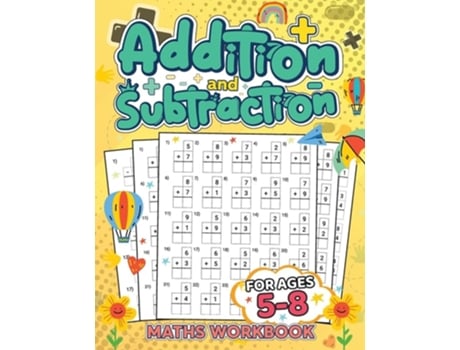 Livro Math Workbook for Kids Addition Substraction Division Multiplication for Kids - Math Activity Book for Children de Laura Bidden (Inglês)