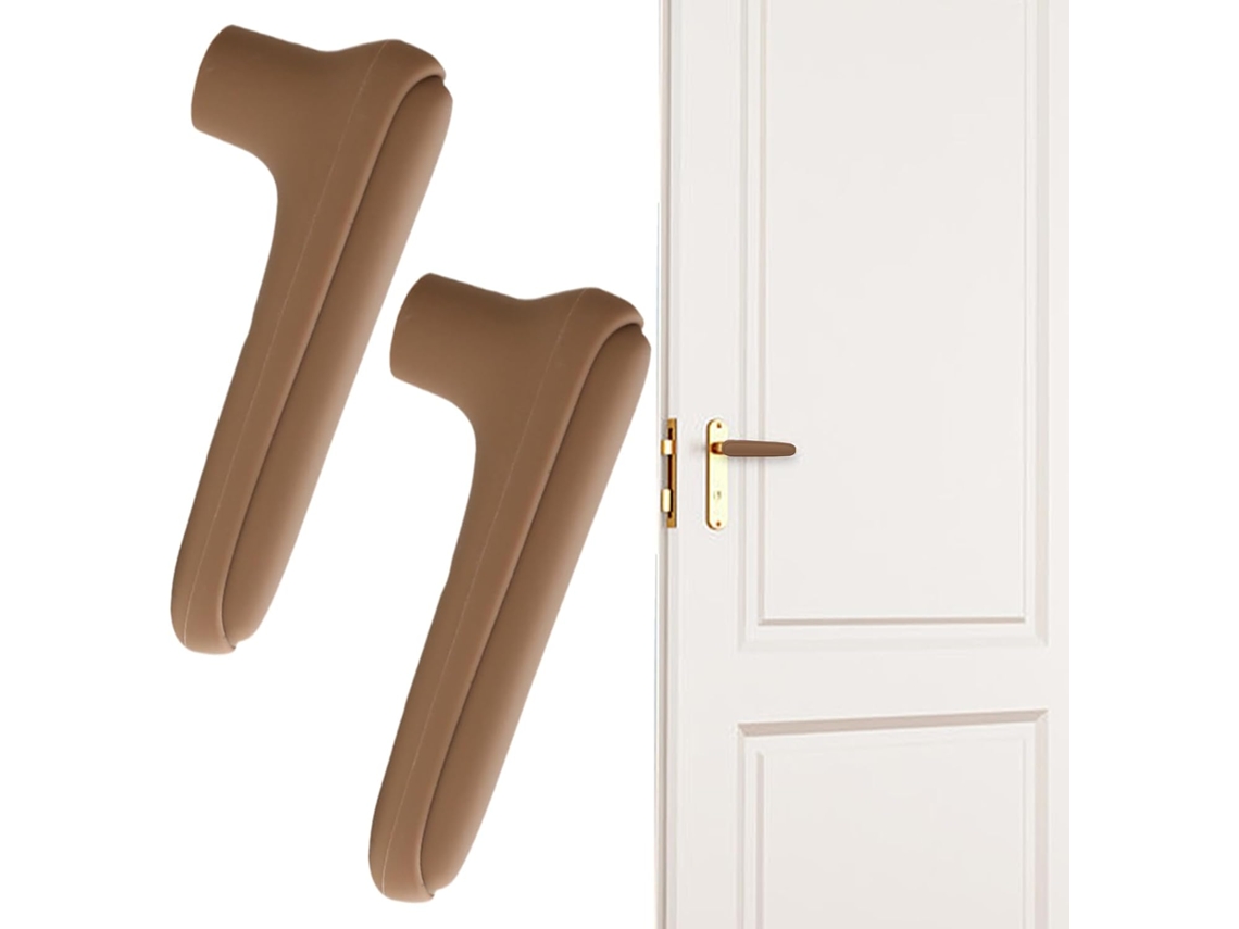 Capa De Silicone Para Maçaneta, Pacote Com 2 Unidades, Protetores Anticolisão, 15, 1x 5, 9x 2, 8cm, Material Macio E