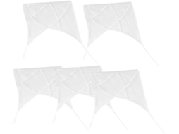 Conjunto De 5 Chapéus De Chuva De Plástico Transparente