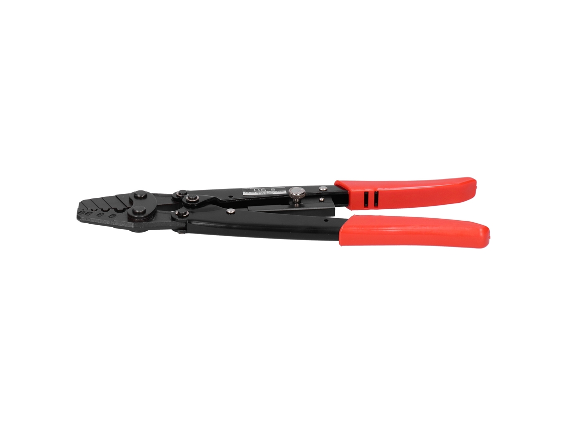 Alicates De Prensar Terminal Com Trinca E Stripper 16-8awg 1.25-8mm² Para Fios Elétricos