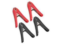 4pcs Pinça Elétrica Isolante de Aço ABS de 100a com Forte Aperto para Teste de Corrente com S/MARCA