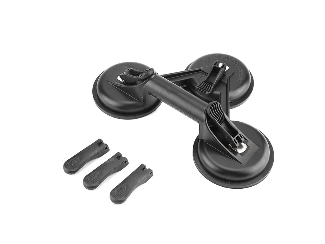 Ventosas De Vidro Ventosas De Metal Para Serviço Pesado Ventosas Triplas Para Levantar Vidros Grandes, Espelhos, Azulejos E Granito, Construção Em Lig