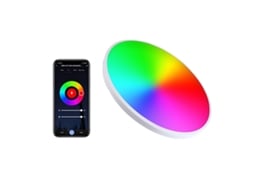 Lâmpada Led de Teto Rgb com Wi fi e Bluetooth, Compatível com Alexa VYLARA (tuya Smart)