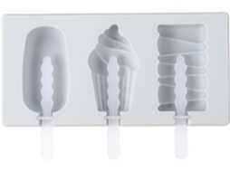 Forma De Silicone Para Picolé, Flexível, Durável E Fácil De Limpar, Ideal Para O Verão E