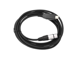 Lurelia Cabo Xlr Fêmea 3 M, Blindado, Para Microfones
