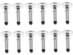 Conjunto De 12 Pontas De Reposição Para Caneta Stylus, Leves E Duráveis, Em Formato De Disco Transparente Conjunto De 12 Pontas De Repo Gokoco