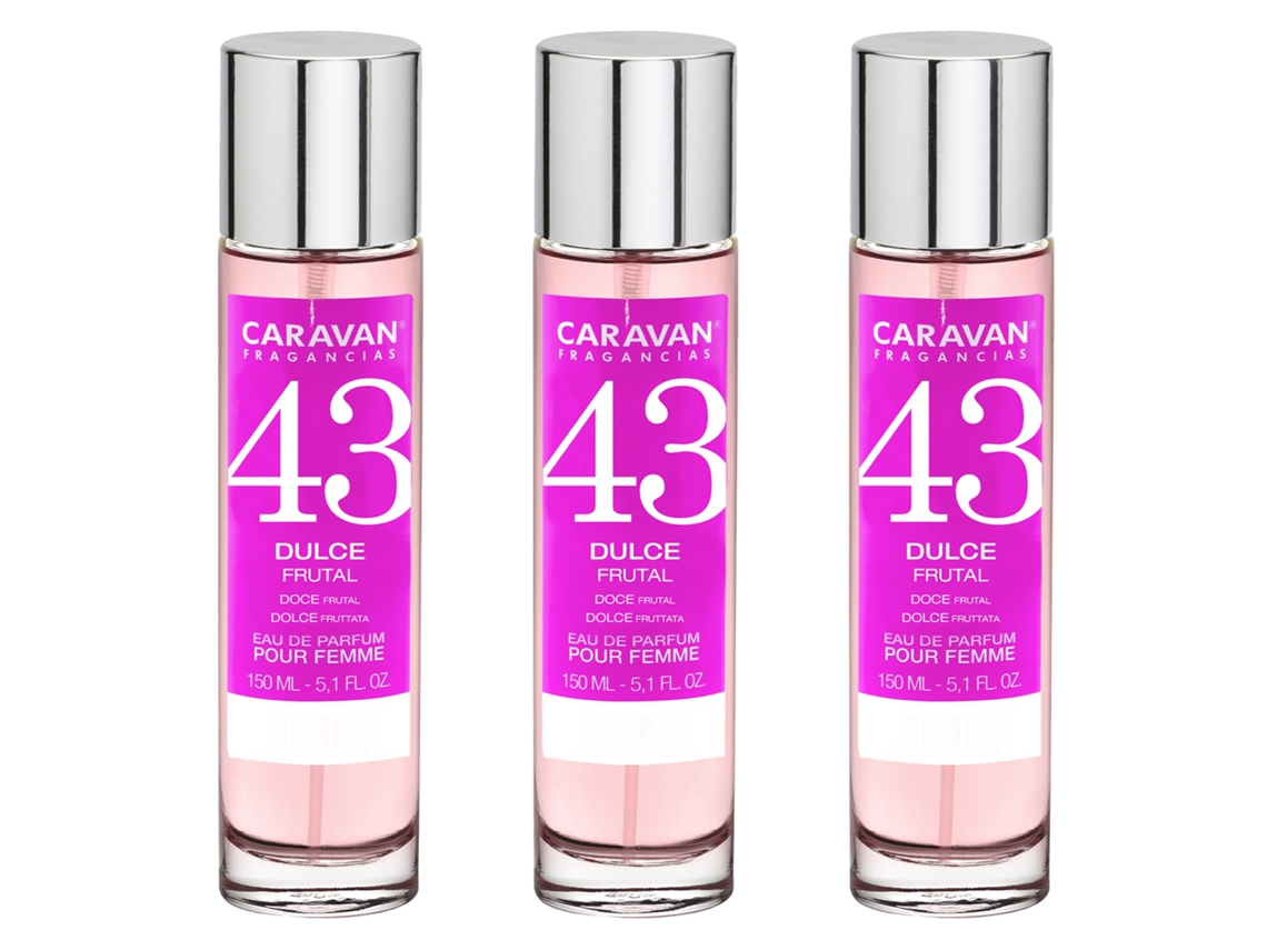 3X CARAVAN Perfume de Mulher Nº43 150Ml