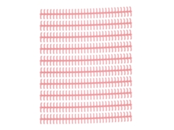 10 Gomos de Encadernação Folheto 30 Buracos 10mm Plástico Pp Resistente Ao Desgaste para Escola Escritório Cor Rosa