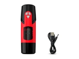 Masturbador Masculino Automático Copo Mastubador de Rotação Telescópica Vermelho YIZHOOD