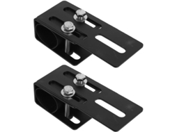 Suporte Para Projetor Led Reforçado Em Aço Carbono Com Braçadeiras Pretas Para Teto Rack.