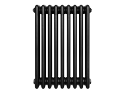 Radiador Horizontal 4 Colunas 600x425 Mm - Preto, Aço Carbono 1.5 Mm, 523 W, Alta Eficiência, Fácil Instalação, Durável