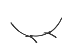 Suporte para rede metálico, resistente, revestimento epóxi, 360cm, para redes 270-330cm, cinza, ZENCORE SERVICES