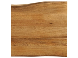 Vidaxl Tampo De Mesa C/ Borda Viva 80x80x2,5 Cm Mangueira Maciça