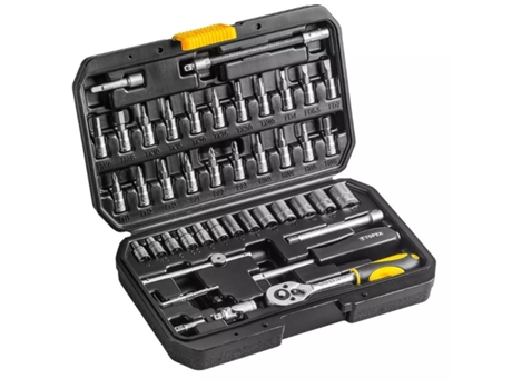 1/4 Socket Wrenches Set Of 46 Pieces Topex